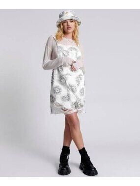 ONE TEASPOON White Cynmatic Pini Playsuit Size Large NEW NWT